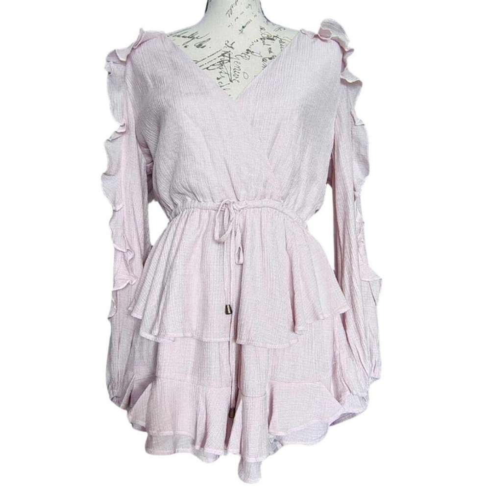 Saints + Sinners Ruffle Romper - Picture 4 of 6